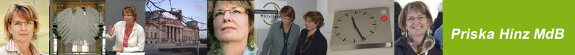 Bilderleiste mit Priska Hinz
